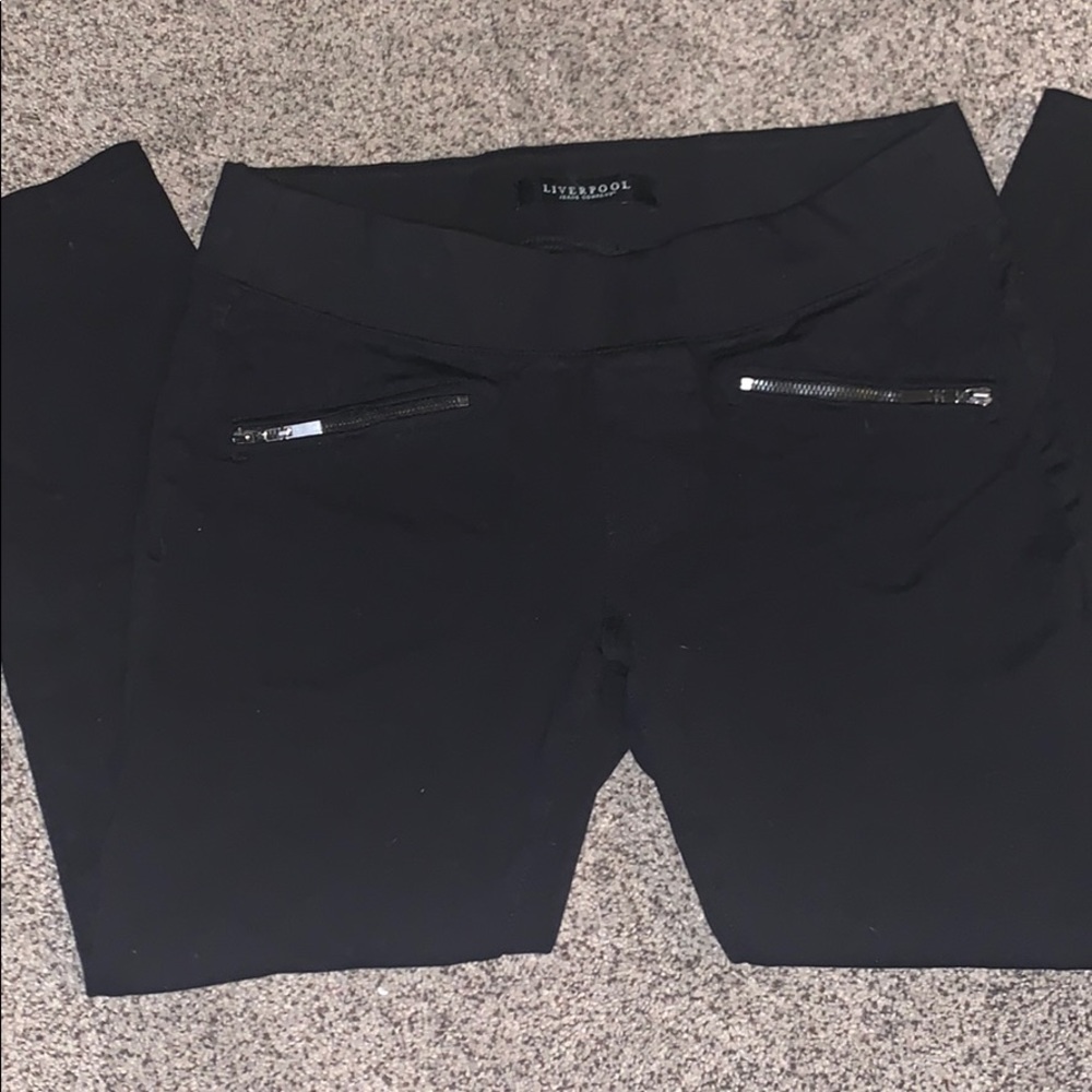 Liverpool pull on pants 6P 28 black